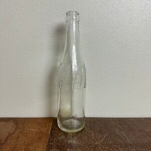 Pepsi-Cola Vintage Antique Spiral Embossed Logo Des Pat Applied for Glass bottle